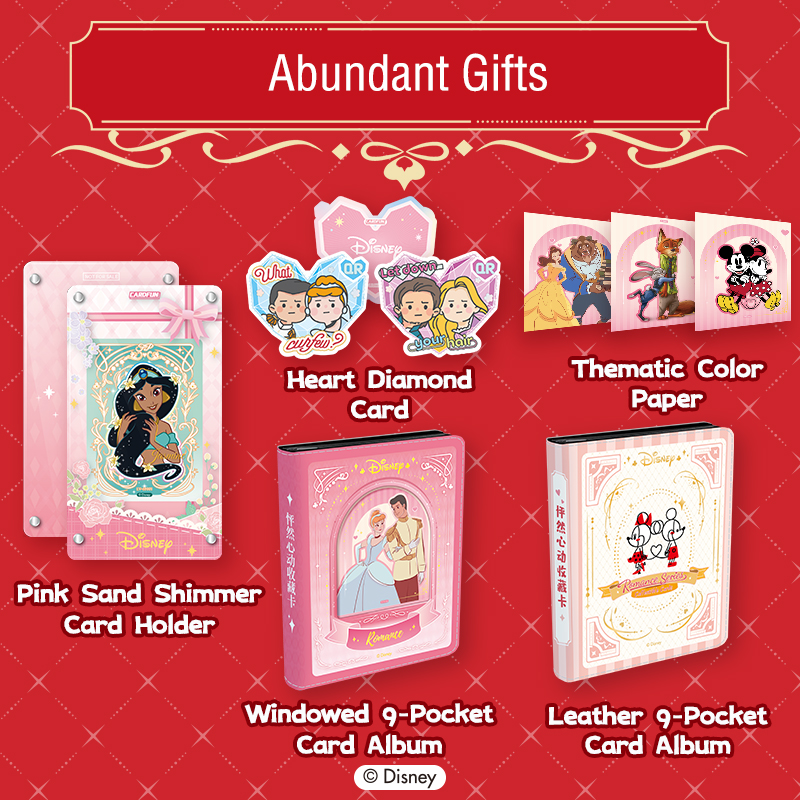 Disney Romance Series Collectible Cards 10 packs Collectible Trading Card Booster Box TCG CCG