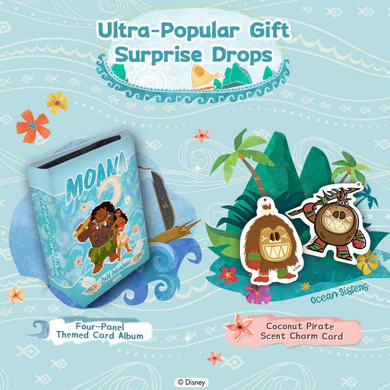 Disney/Pixar Moana 2 10 Packs Collection Cards Booster Packs – TCG CCG Collectable Playing Trading Card