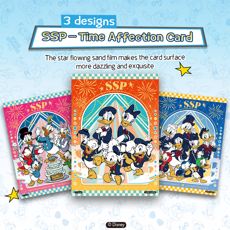 Disney/Pixar Donald Duck 90th Anniversary Official Anime TCG CCG Collectible Card 10 Packs Game Trading Cards Hobby Gifts Toys Booster Packs