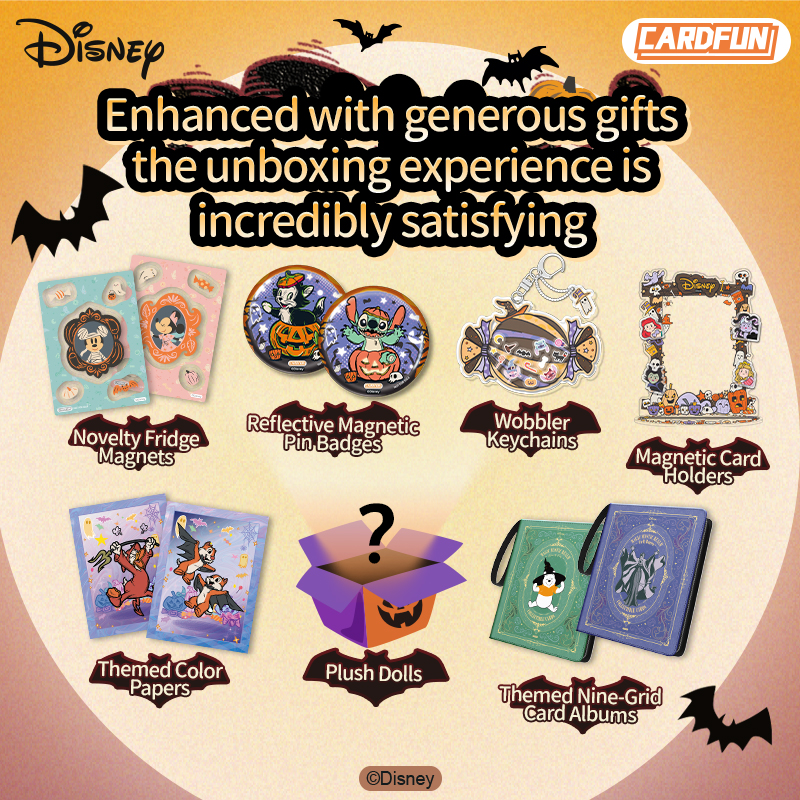 CardFun Official Disney Magic Mystic Realm 12 packs Collectible Trading Card Booster Box TCG CCG