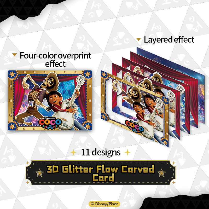 Cardfun Pixar 37th Anniversary Oscar Collectible Cards 10 pakcs Time Exhibition TCG CCG Booster Packs