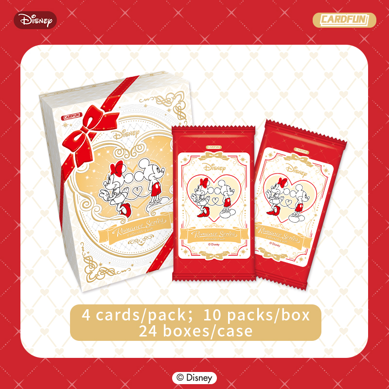 Disney Romance Series Collectible Cards 10 packs Collectible Trading Card Booster Box TCG CCG