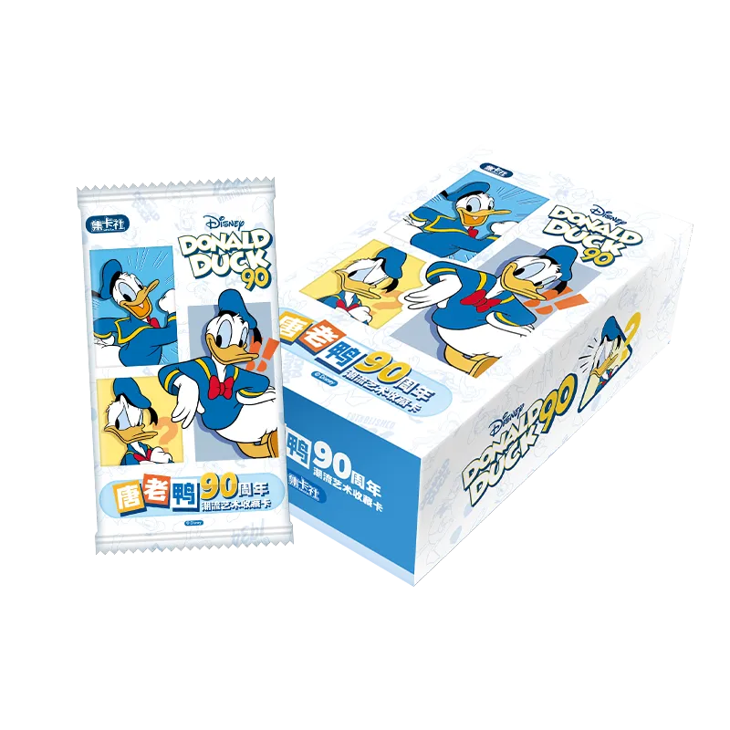 Disney/Pixar Donald Duck 90th Anniversary Official Anime TCG CCG Collectible Card 10 Packs Game Trading Cards Hobby Gifts Toys Booster Packs