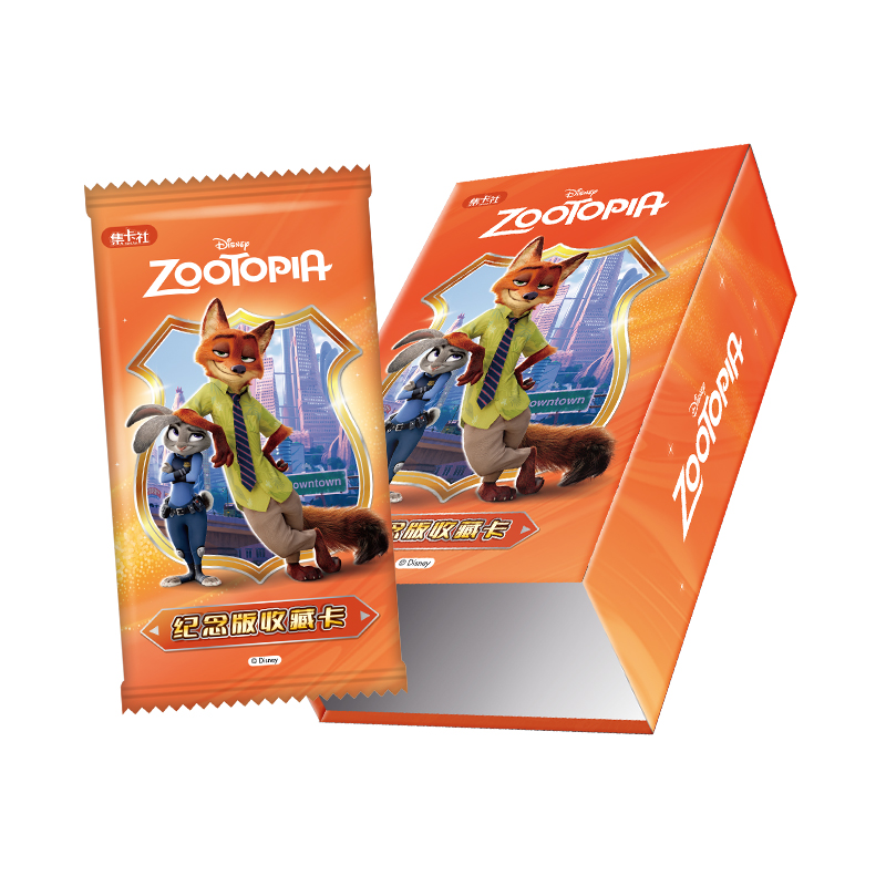 Disney Zootopia Commemorative Collectible Cards 16 packs TCG CCG Booster Packs