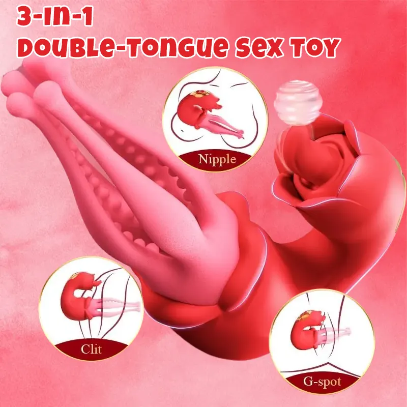 Tri-Claw Tongue G-Spot Vibrator