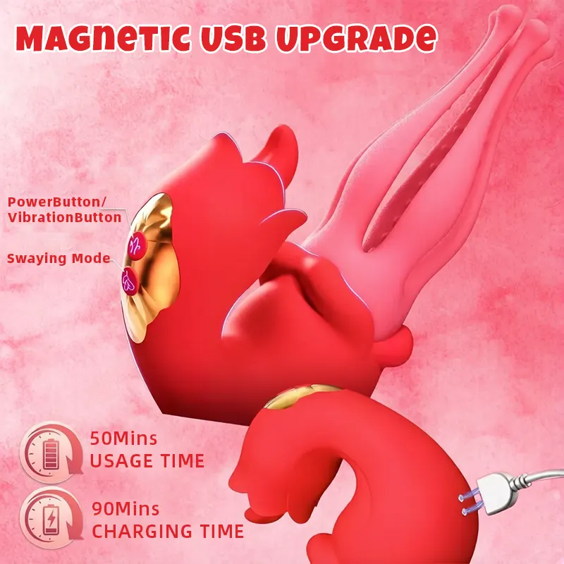 Tri-Claw Tongue G-Spot Vibrator