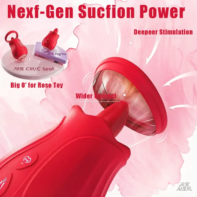 AI Smart Rose Suction Vibrator