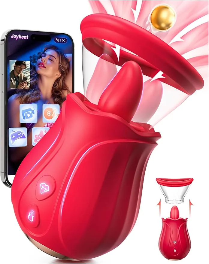 AI Smart Rose Suction Vibrator