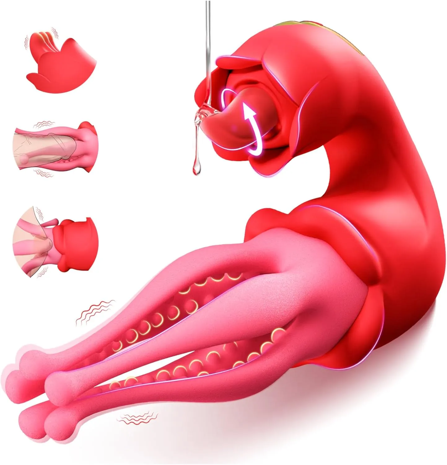 Tri-Claw Tongue G-Spot Vibrator