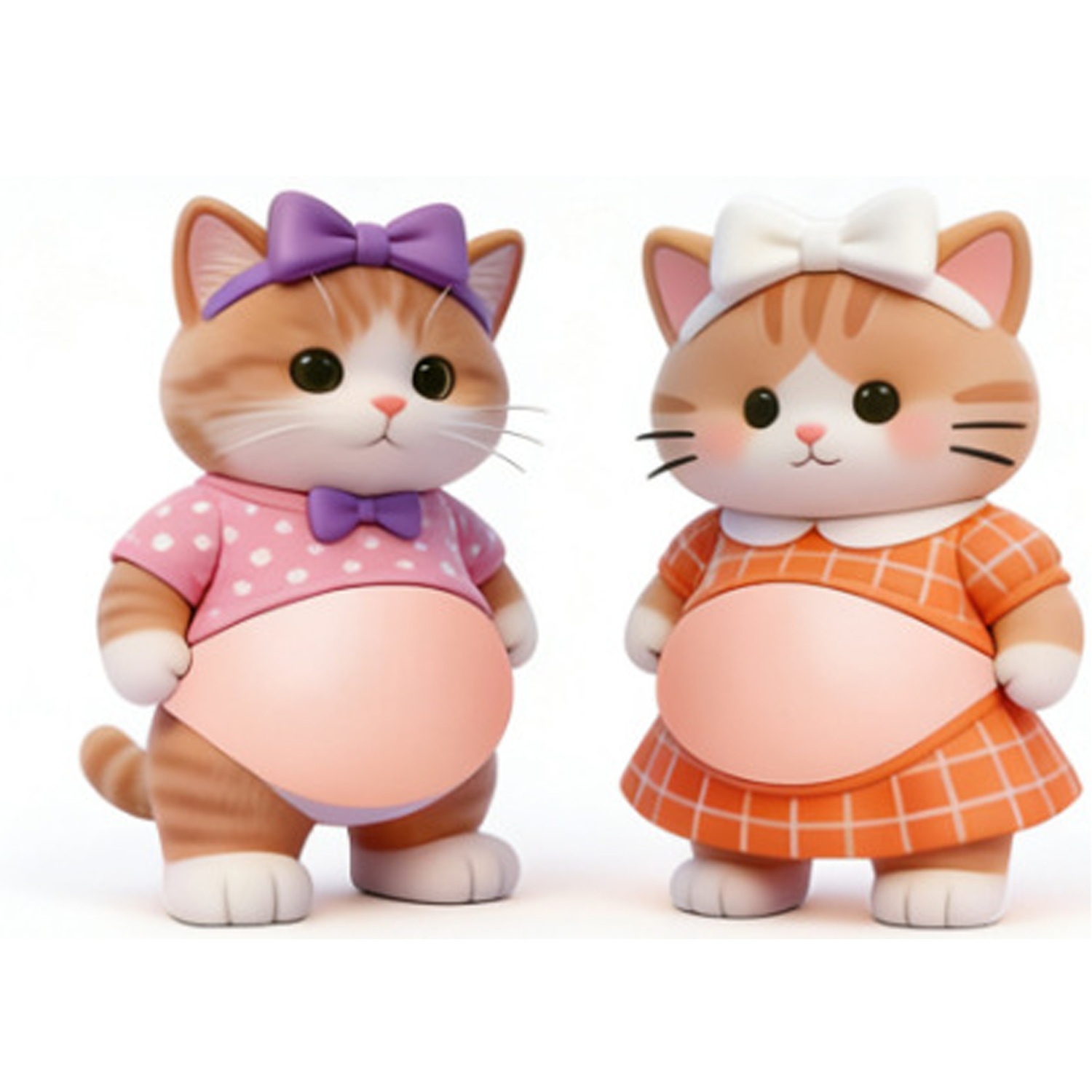 A Pair of Big-Belly Shiba Inu Door Stickers