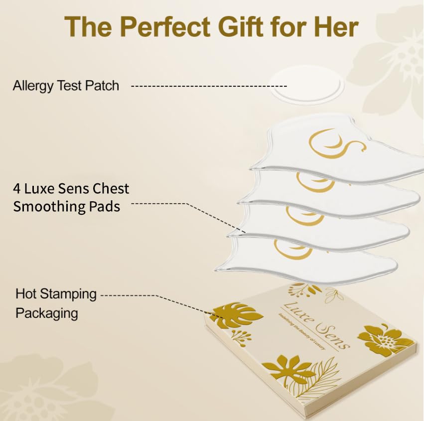 Luxe Sens Chest Wrinkle Patches 4 Pack
