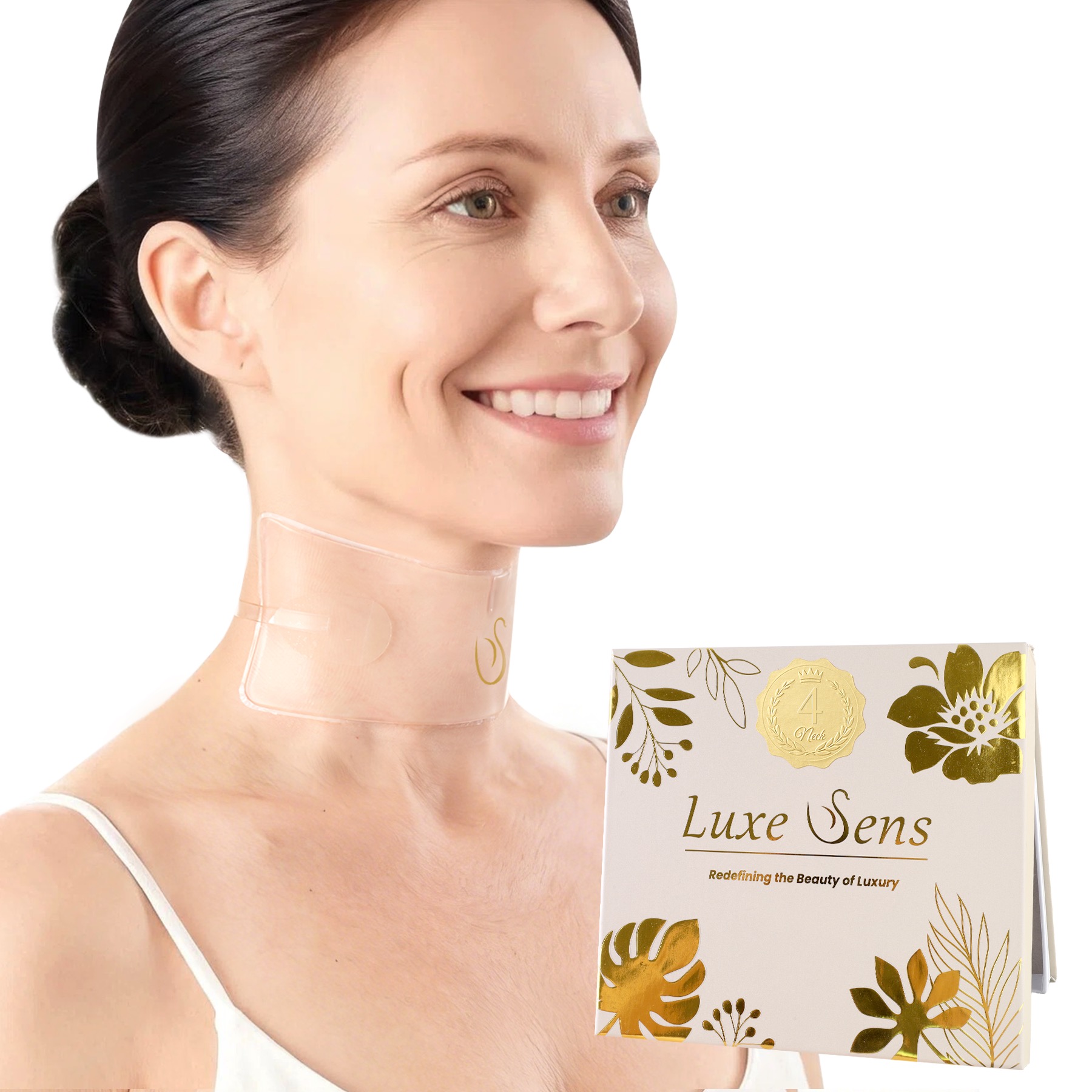 Luxe Sens Neck Wrinkle Patches 4 Pack