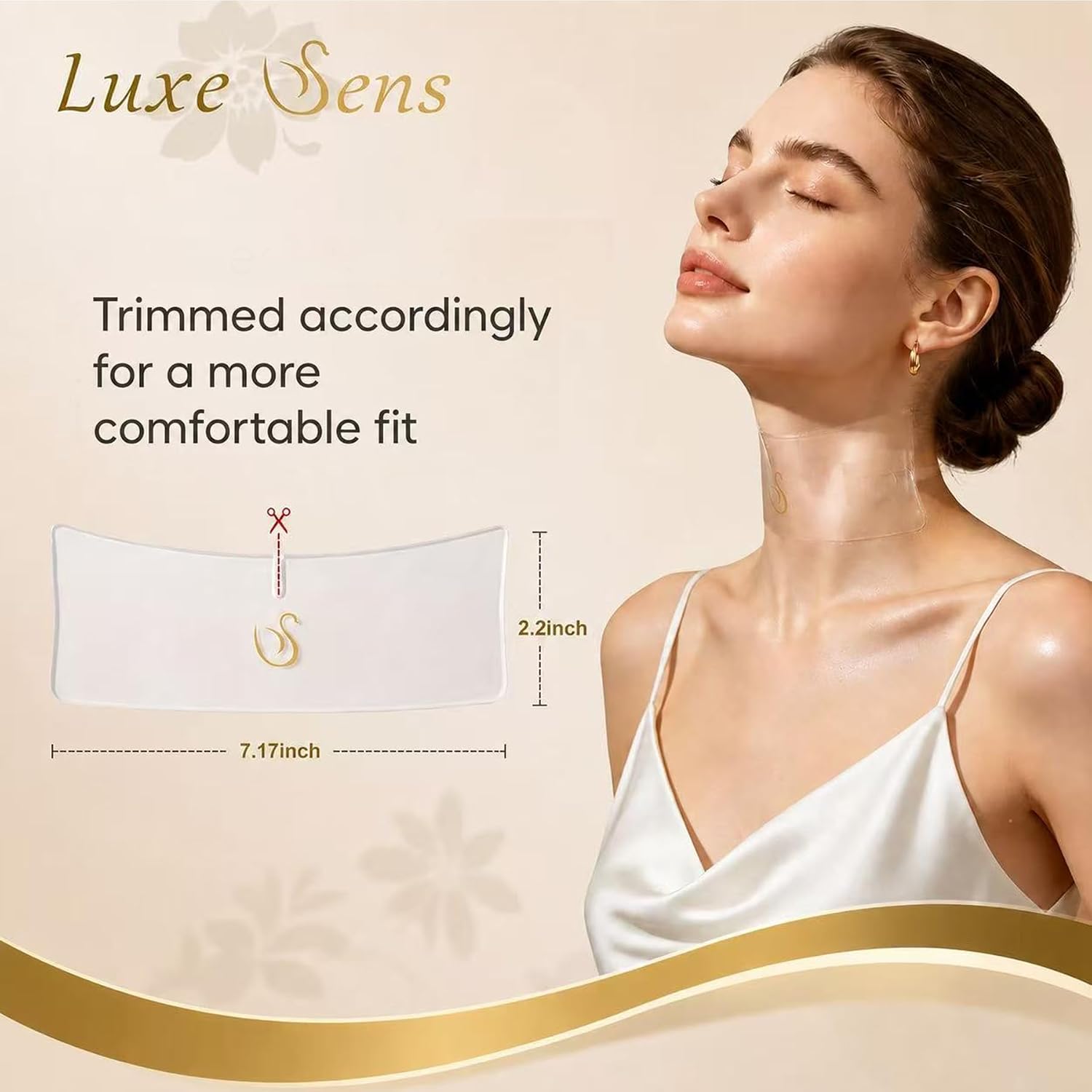Luxe Sens Neck Wrinkle Patches 4 Pack