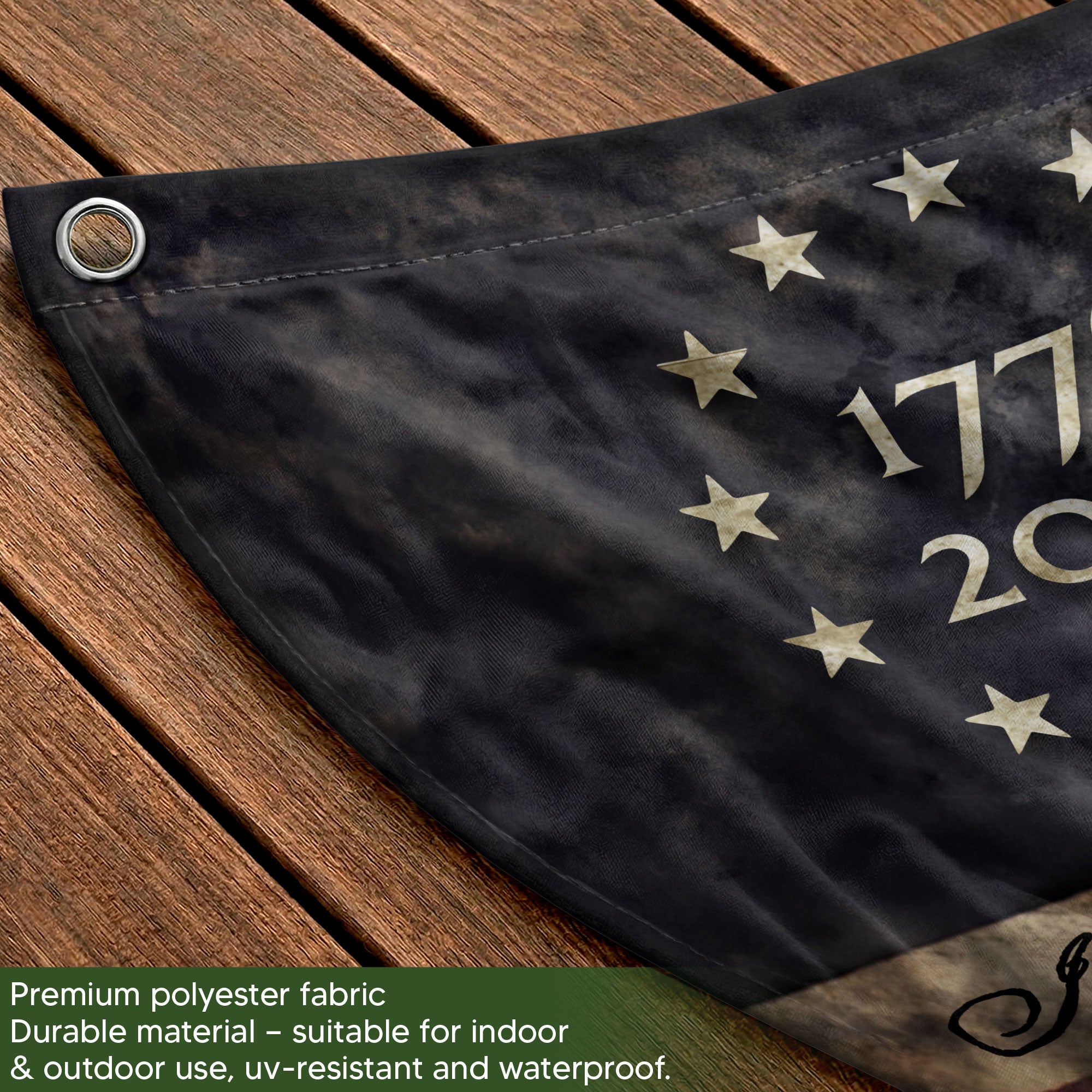 250 Year Fence Flag 1776 to 2026 Freedom Eagle Bell Patriotic Outdoor Decor