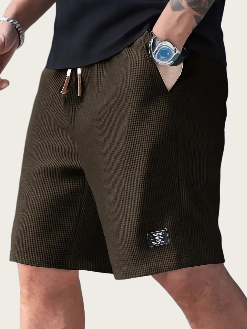 Men's Corduroy Shorts - Relaxed Fit Five-Inch Casual All-Season Comfort