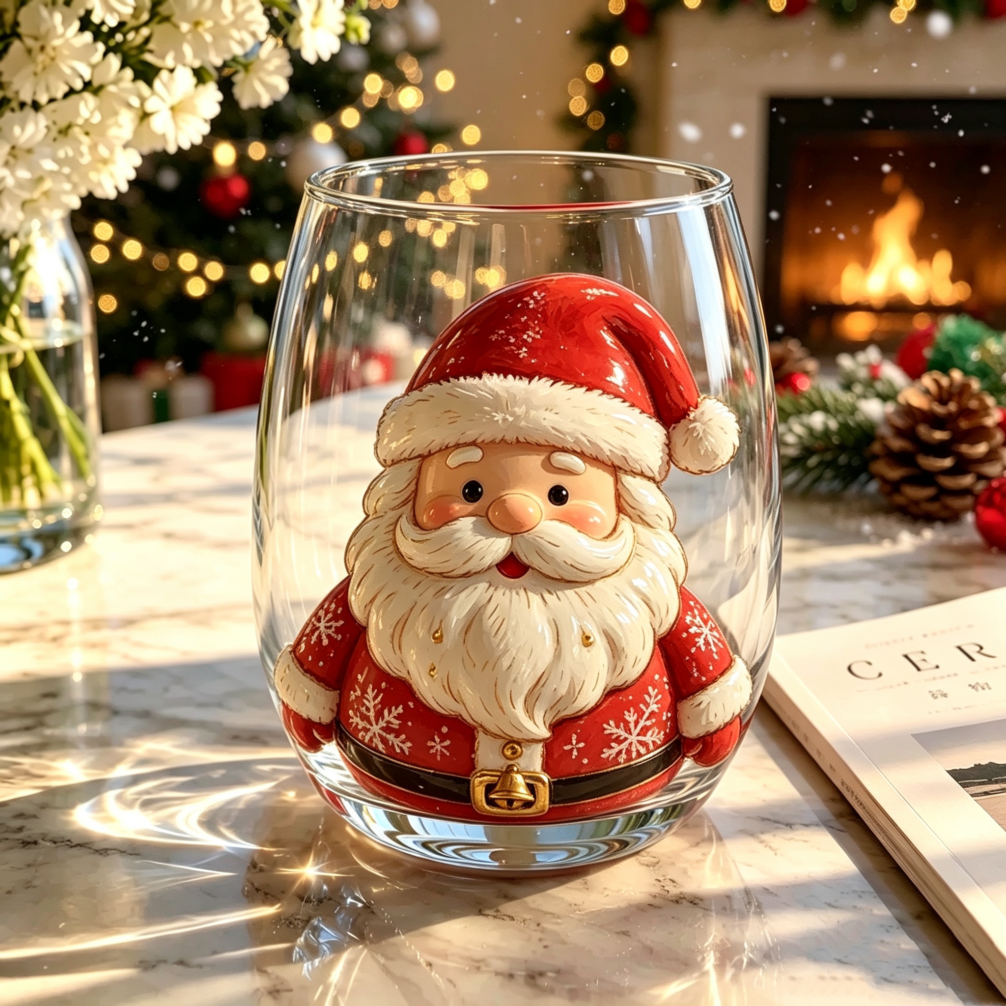 🎅Christmas Magic Collectible Glass Cup Collection🎁