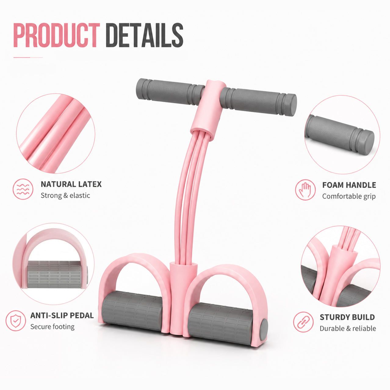 (🎁Up to 50% OFF Today🎁) Premium Multifunction Resistance Band | Full-Body Home Workout