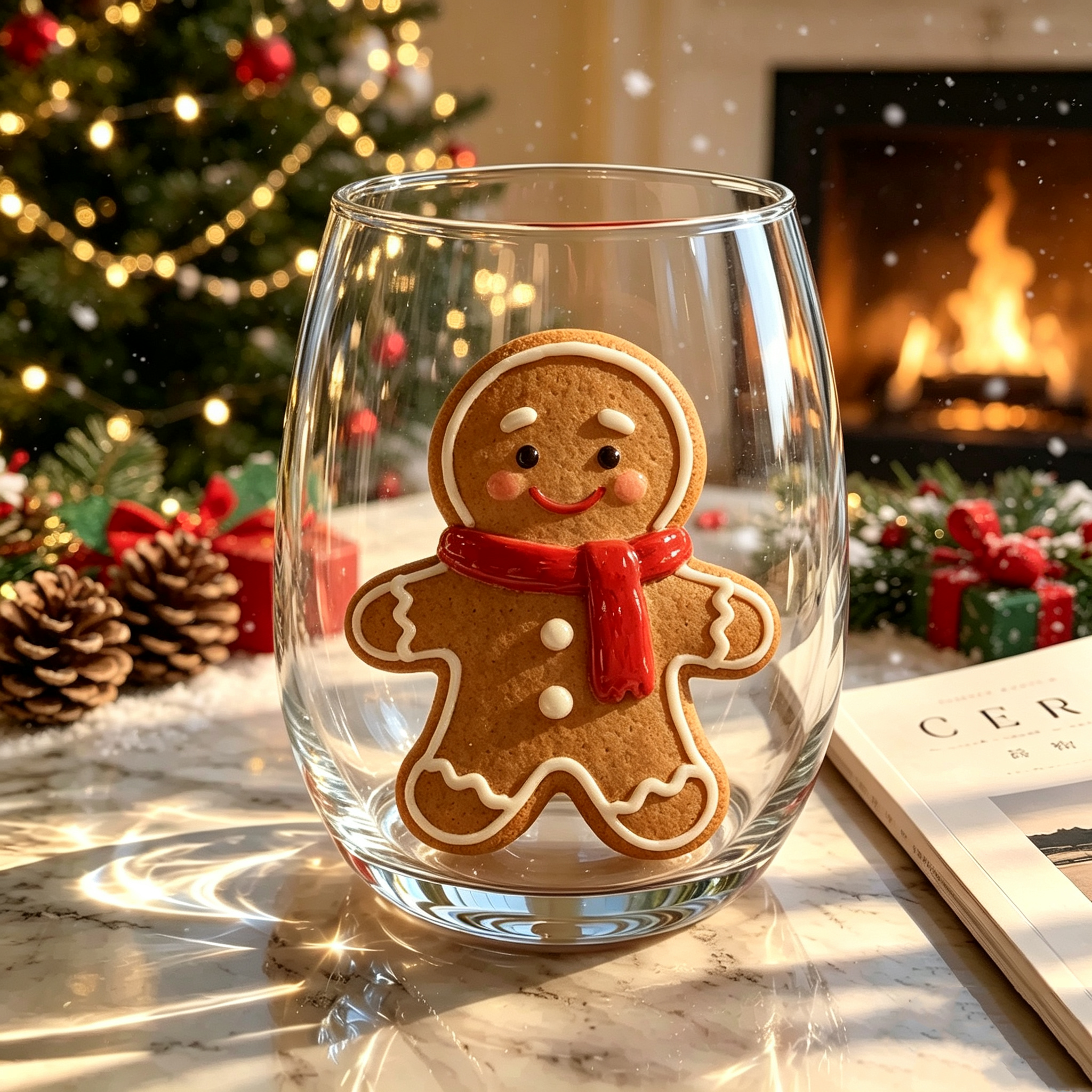 🎅Christmas Magic Collectible Glass Cup Collection🎁
