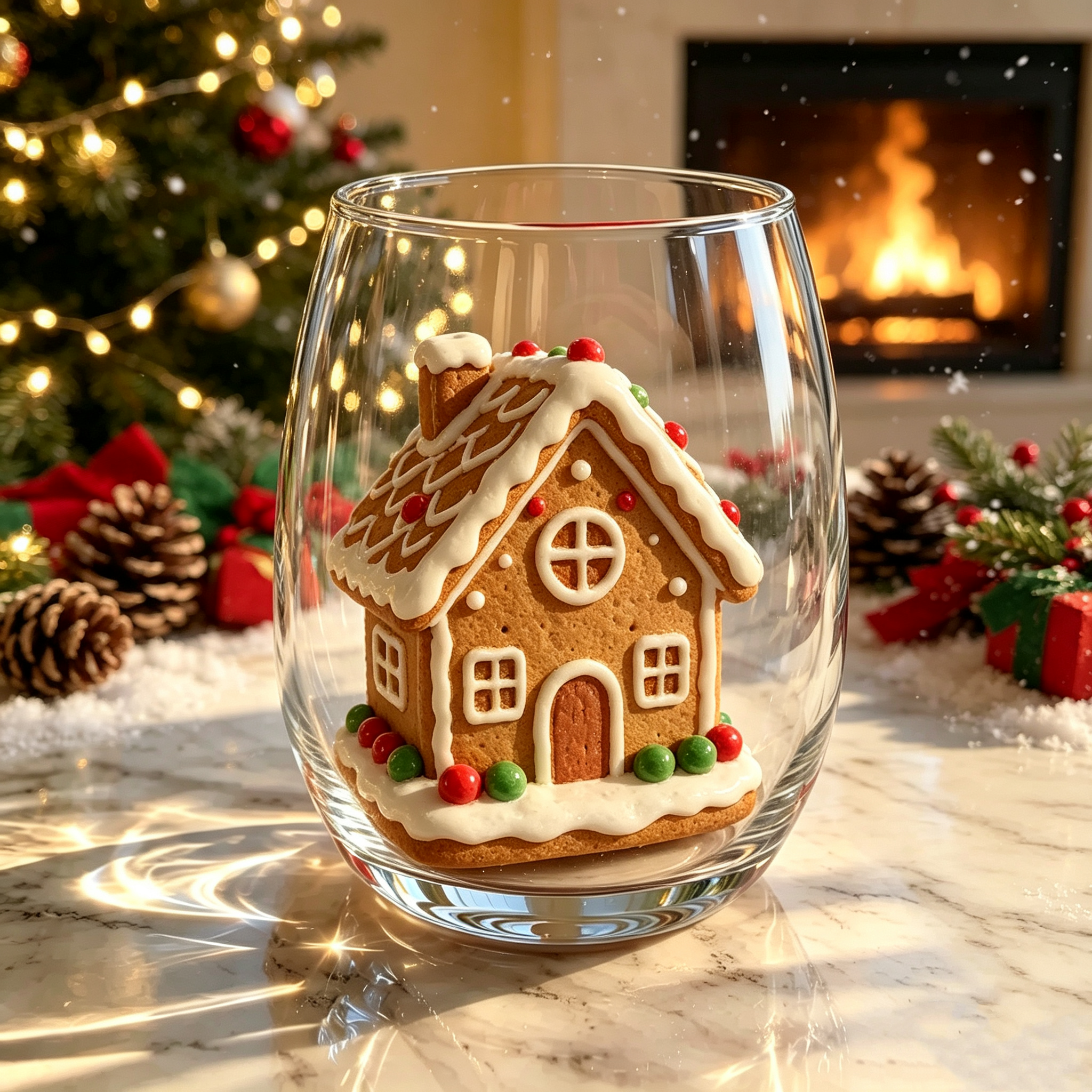 🎅Christmas Magic Collectible Glass Cup Collection🎁