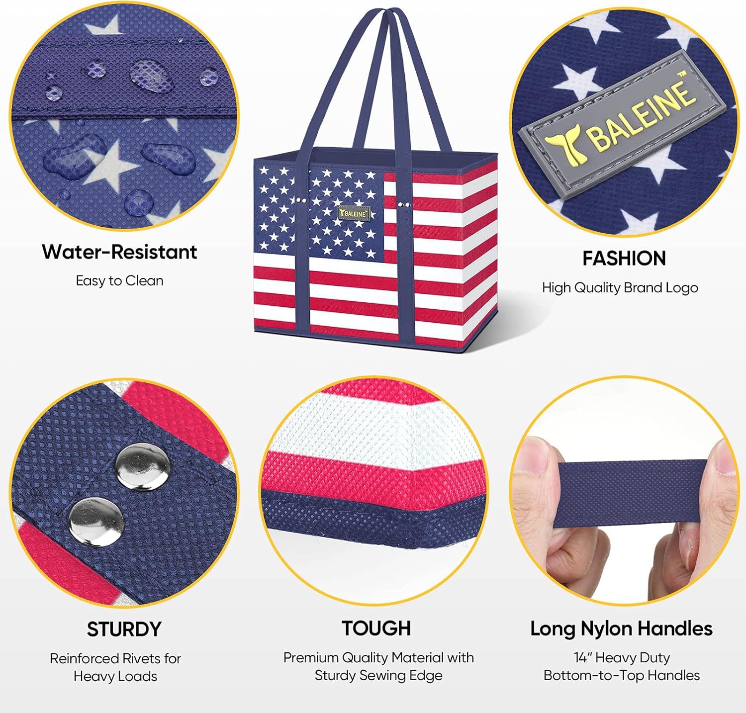 🎉Limited-Time Black Friday Deal-3Pk Reusable Grocery Bags