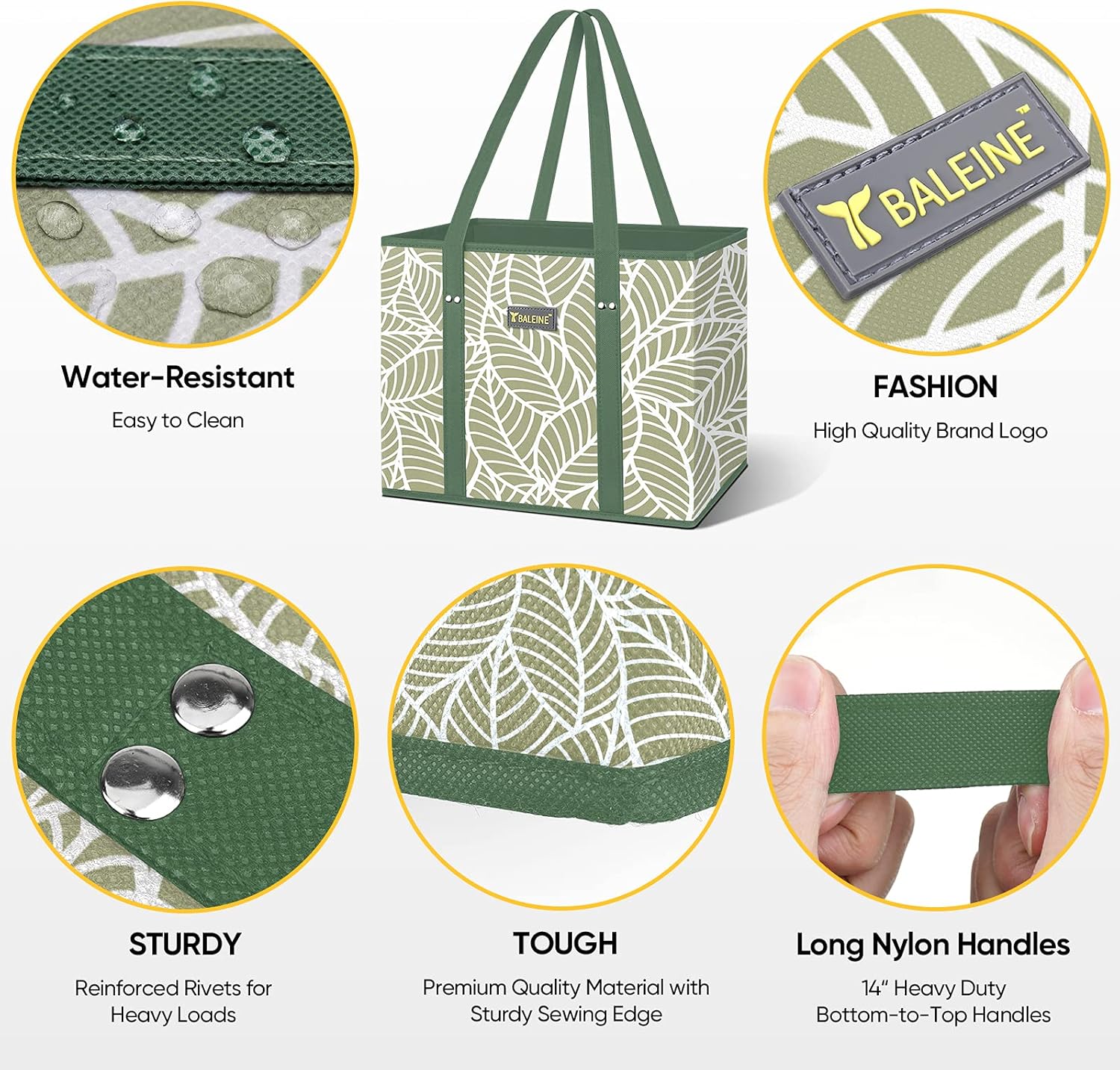 🎉Limited-Time Black Friday Deal-3Pk Reusable Grocery Bags