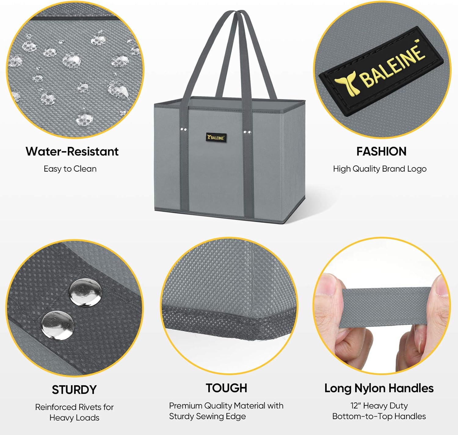 🎉Limited-Time Black Friday Deal-3Pk Reusable Grocery Bags