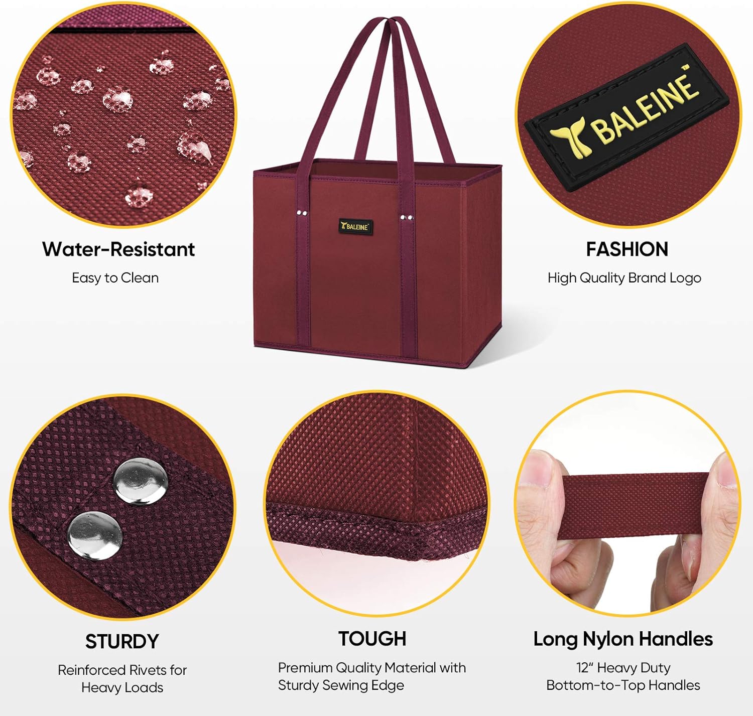 🎉Limited-Time Black Friday Deal-3Pk Reusable Grocery Bags