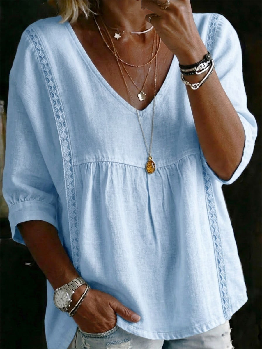 New Arrivals🔥Women's Casual Linen And Cotton Tops
