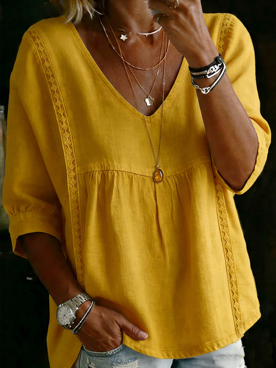 New Arrivals🔥Women's Casual Linen And Cotton Tops