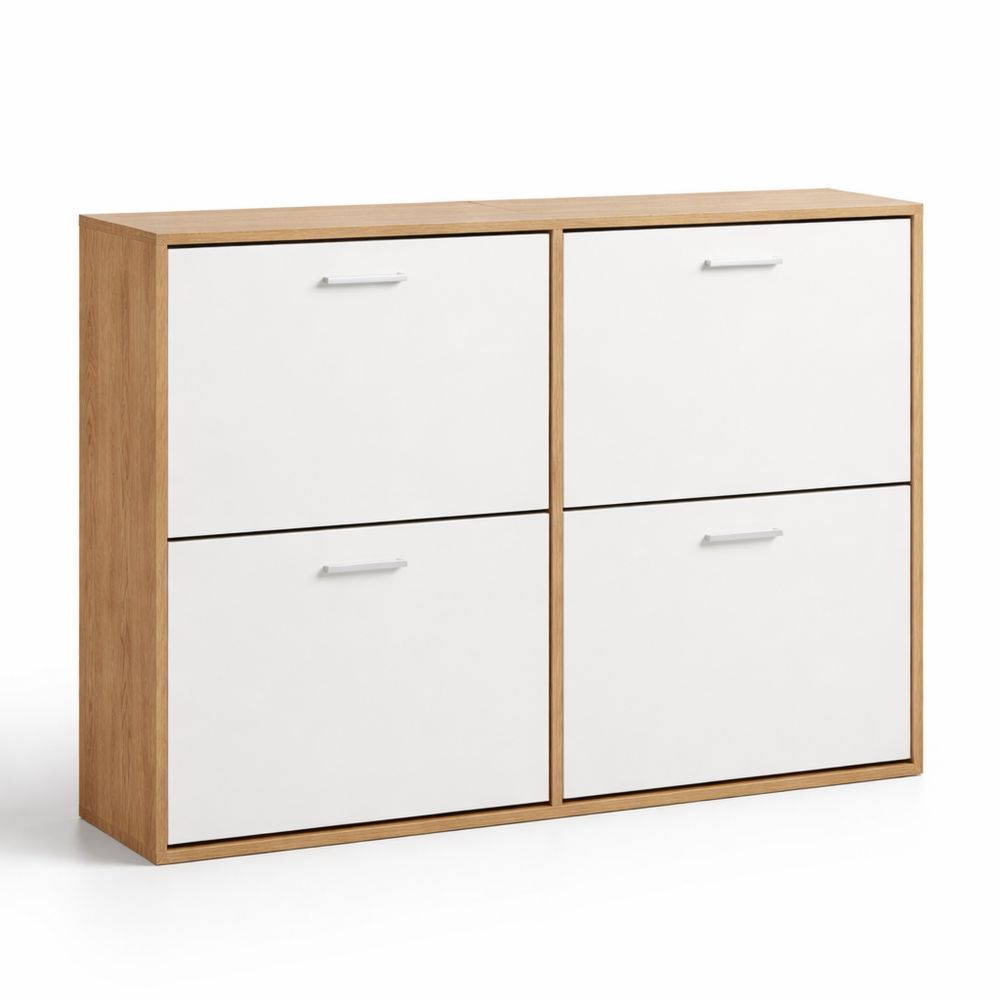 Großer Schuhschrank für Flur mit 24 Paar Kapazität