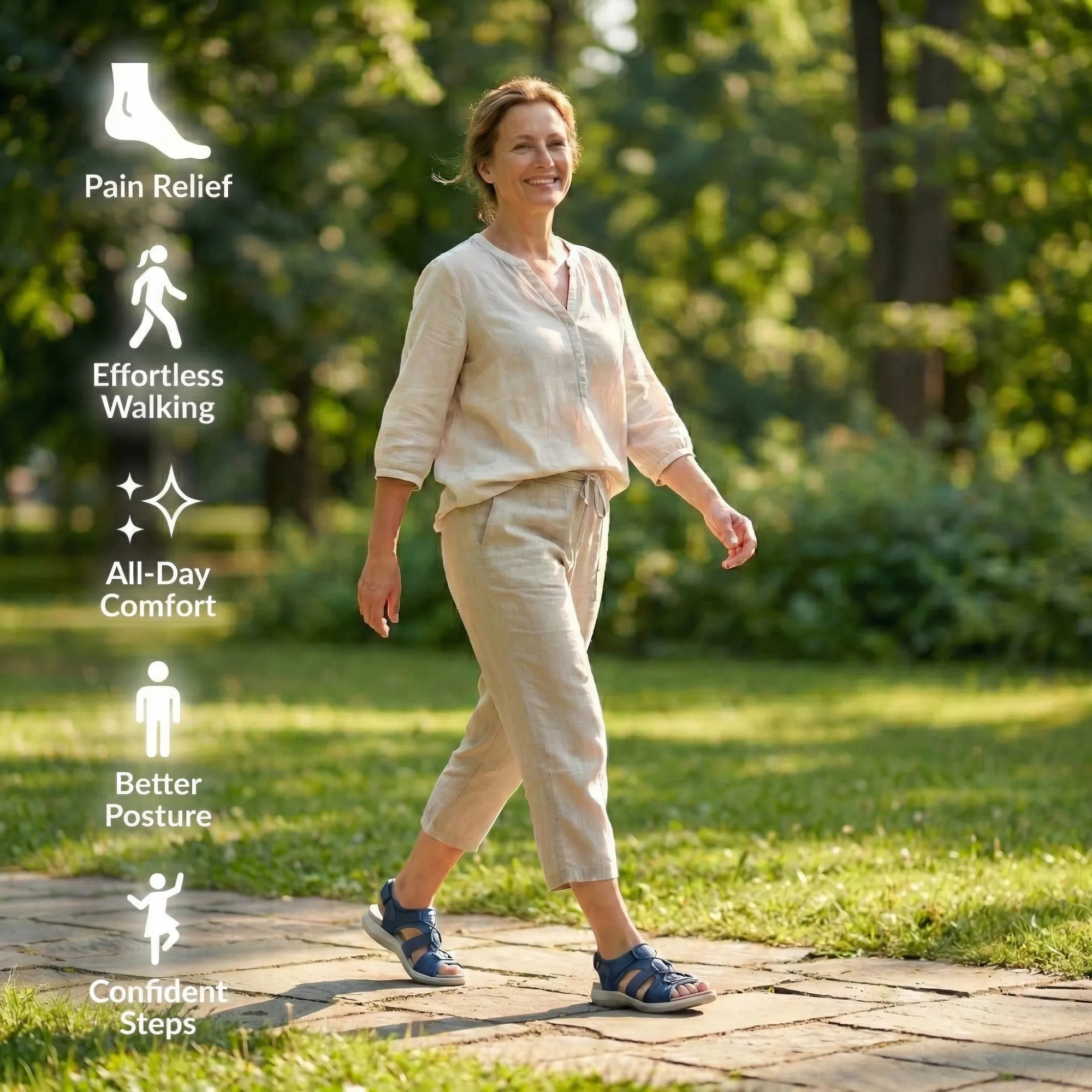 🔥LAST DAY 70% OFF🔥Orthopedic Sport Mesh Sandals - Multi-Strap Adjustable Design