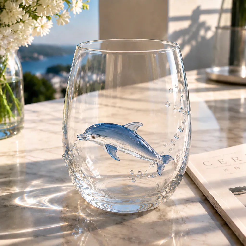 Dolphin glass