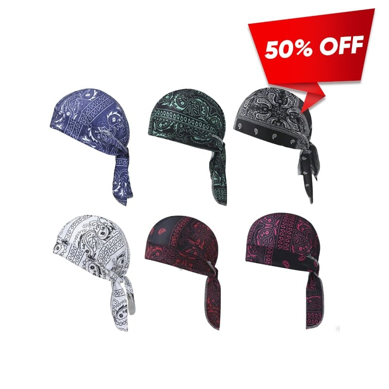 🔥 Last Day 50% OFF – Classic Paisley Skull Cap Durag