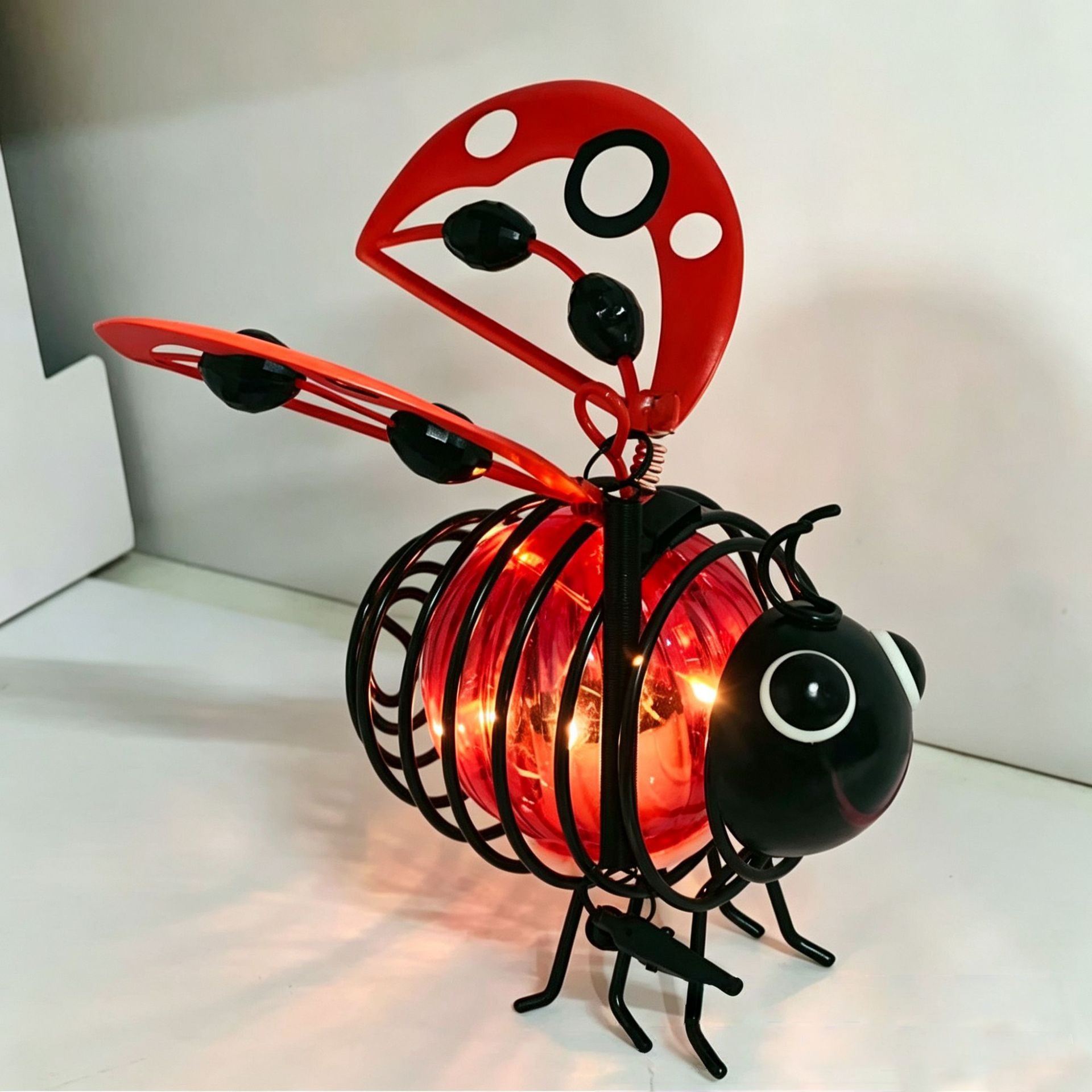 🔥 Limited-Time 50% OFF | Hanging Solar Bee Light – Warm Amber Glow for Garden Nights 🐝✨
