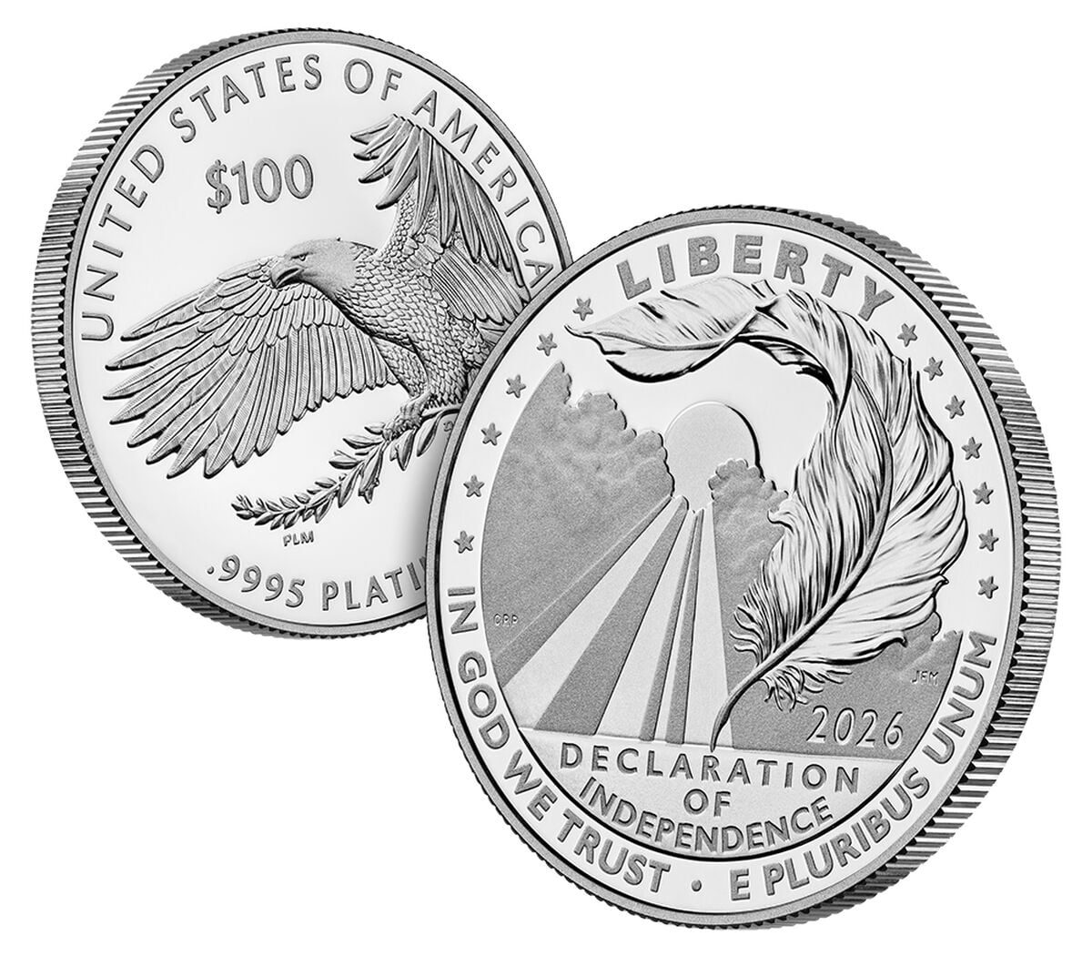 Charters of Freedom 2026 Proof Coin – Declaration of Independence