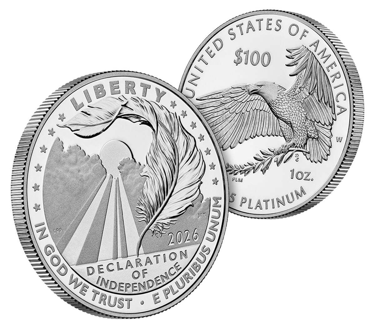 Charters of Freedom 2026 Proof Coin – Declaration of Independence