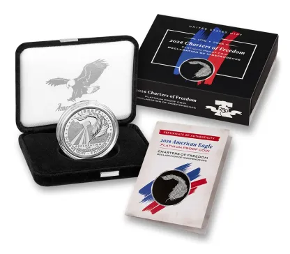 Charters of Freedom 2026 Proof Coin – Declaration of Independence