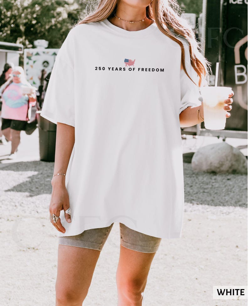 250 Years Of Freedom Shirt USA Anniversary Shirt Freedom Tee American 250 Merchandise 4th of July Shirt Youth-Adult XS-3XL