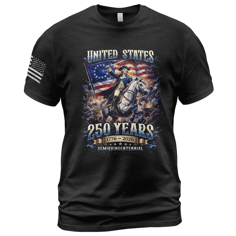 Retro 250th Anniversary of The United States Shirt, USA Independence Day T shirt, Semiquincentennial 1776 2026, American Flag Patriots Gifts