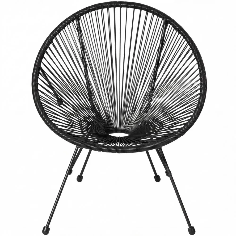 Retro Design Stuhlset für Garten und Balkon, Indoor & Outdoor