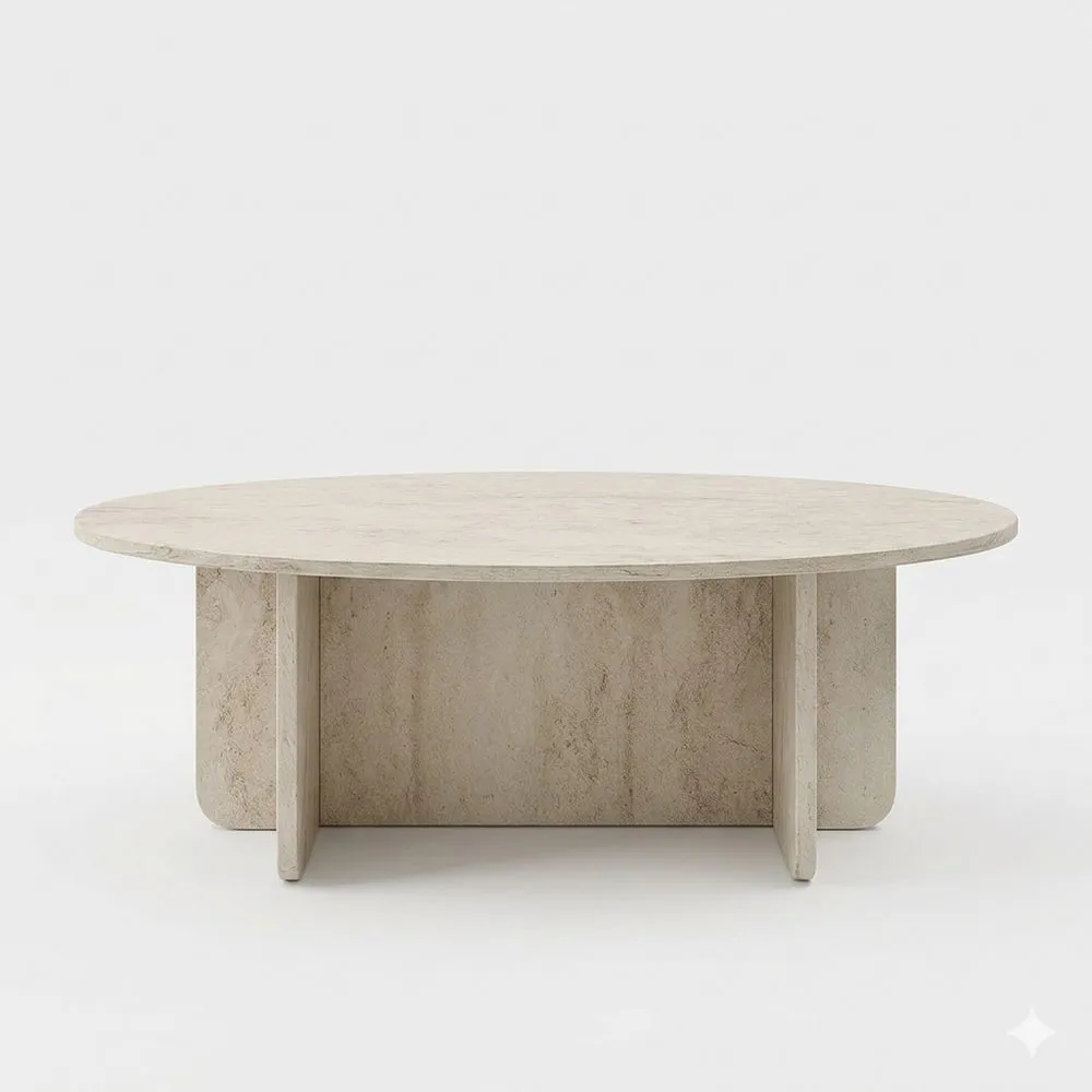 Moderner Couchtisch mit geometrischem Gestell, Holzoptik Schwarz, 120x40x60 cm