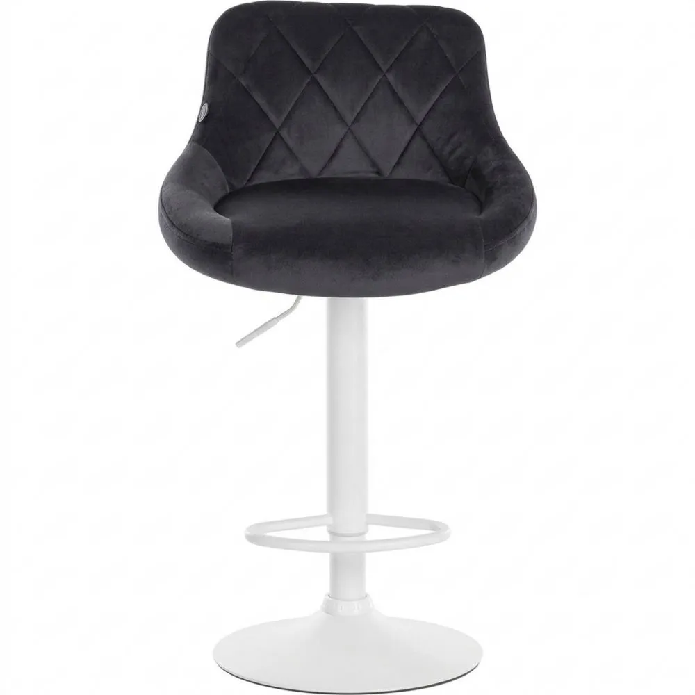 Höhenverstellbarer Barhocker mit Drehfunktion und Fußablage