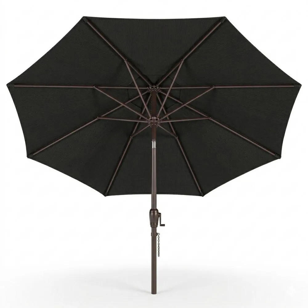Robuster Sonnenschirm mit Neigungsverstellung für Garten und Terrasse