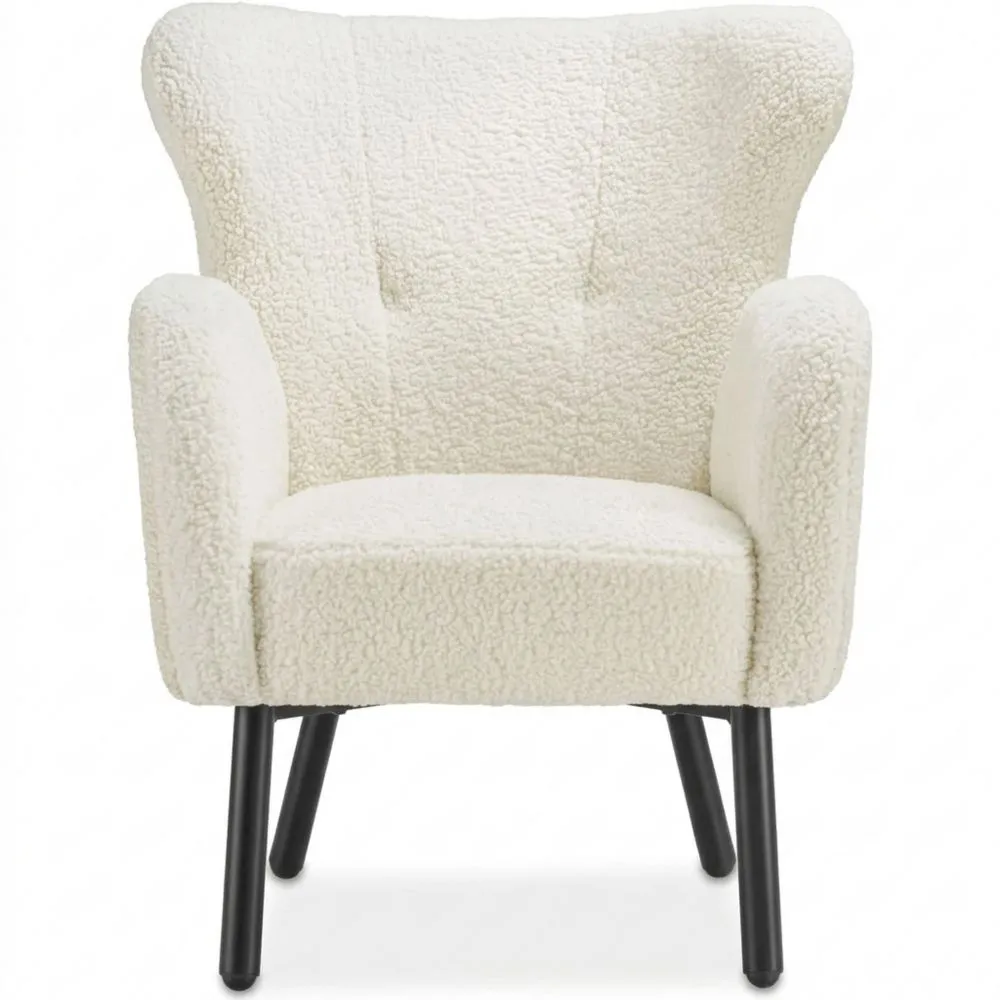 Bequemer Ohrensessel für das Wohnzimmer, ideal zum Entspannen und Lesen