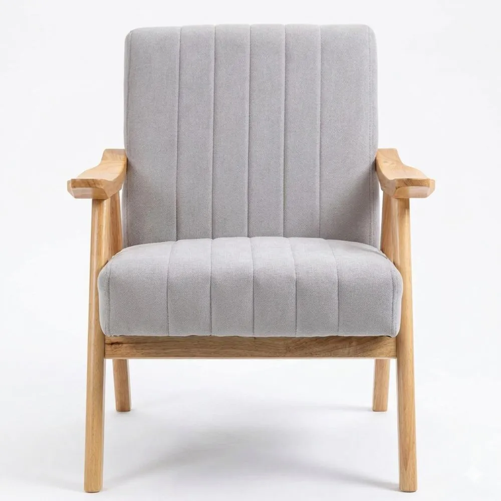 Moderner Loungesessel mit Samtoptik, Relaxsessel für Wohnzimmer