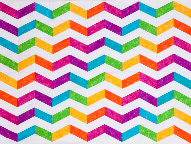 Modern Quilt - Template BasiX - Rainbow Quilt - XBlocks Products