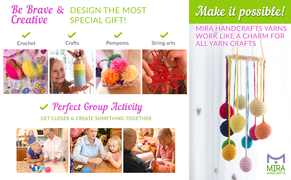 crochet crafts pompoms string arts granny squares amigurumi knitting loom hobby yarn kids yarn