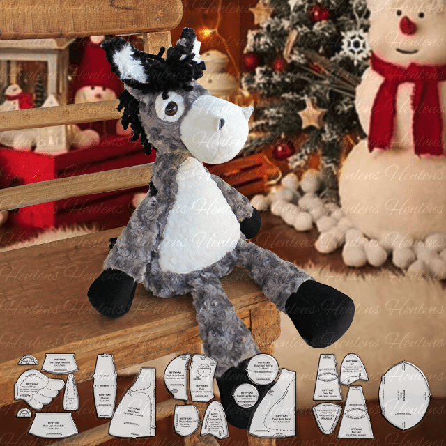 Plush Horse Doll Template Ruler Set(20 PCS) - With Instructions
