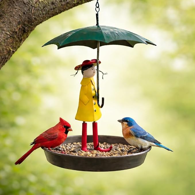 Garden Mile Decorative Hanging Bird Seed Tray