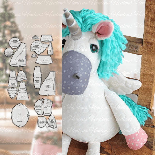 Plush Horse Doll Template Ruler Set(20 PCS) - With Instructions